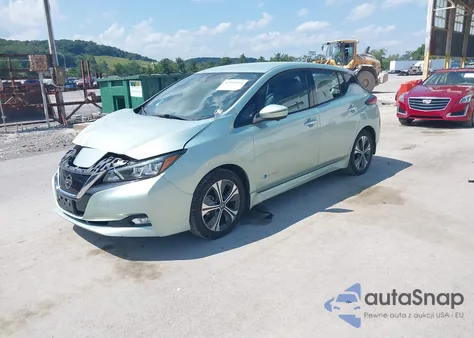 2018 Nissan Leaf Sl z USA, uszkodzony, nr VIN 1N4AZ1CP2JC307846
